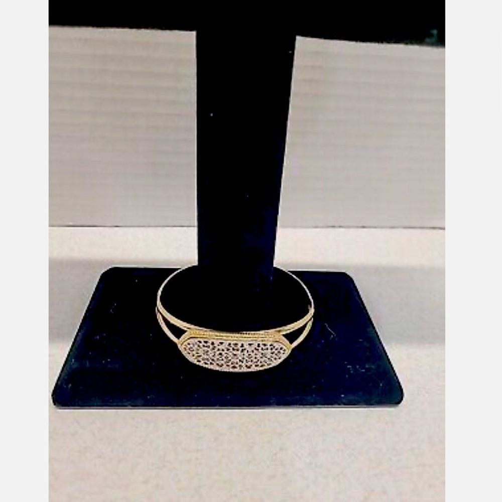 nOir Bracelet | Adjustable Cuff Design | Gold & Silver Filigree | New With Tags